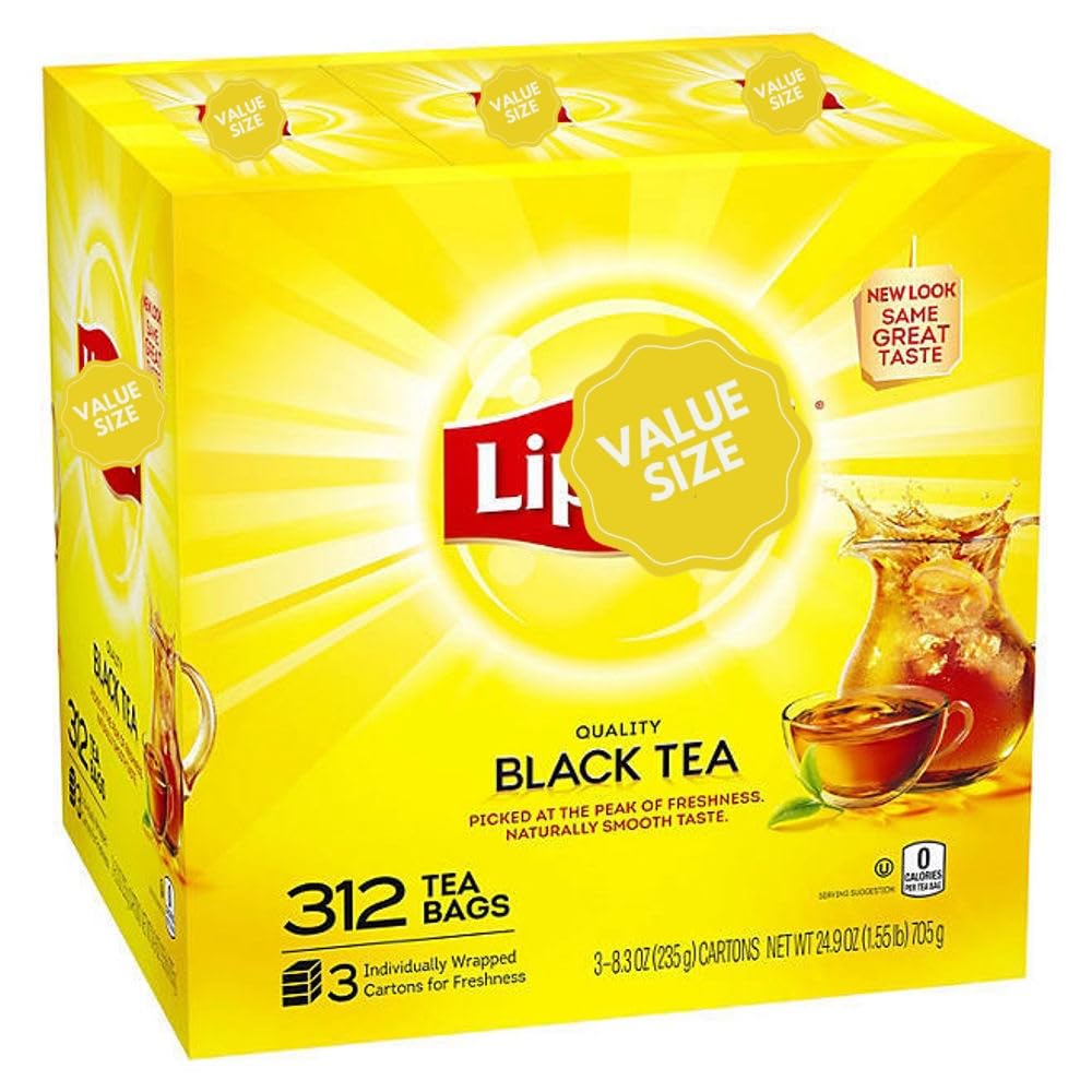 Generic Liptonnnsss Black Tea Bags, 312 Count with Storage Bag