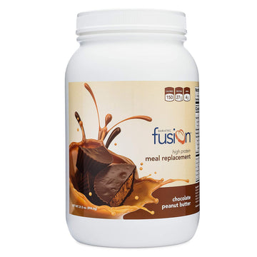 Bariatric Fusion Meal Replacement Protein 21 Serving Tub Chocolate Peanut Butter for Bariatric Surgery Patients Including Gastri