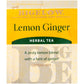 Bigelow Lemon Ginger Herbal Tea Bags 28-Count Box (Pack Of 1) Lemon Ginger Tea Bags Herbal Tea All Natural Gluten Free