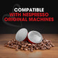 DELICITALY Pure Italian Food Italian Coffee pods compatible with Nespresso Original machines  Espresso capsules (100 Passione regular pods  100 Count (Pack of 1))