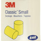 3M 3101103 Ear Classic Small Earplugs In Pillow Paks, Pvc Foam, Yellow, 200 Pairs