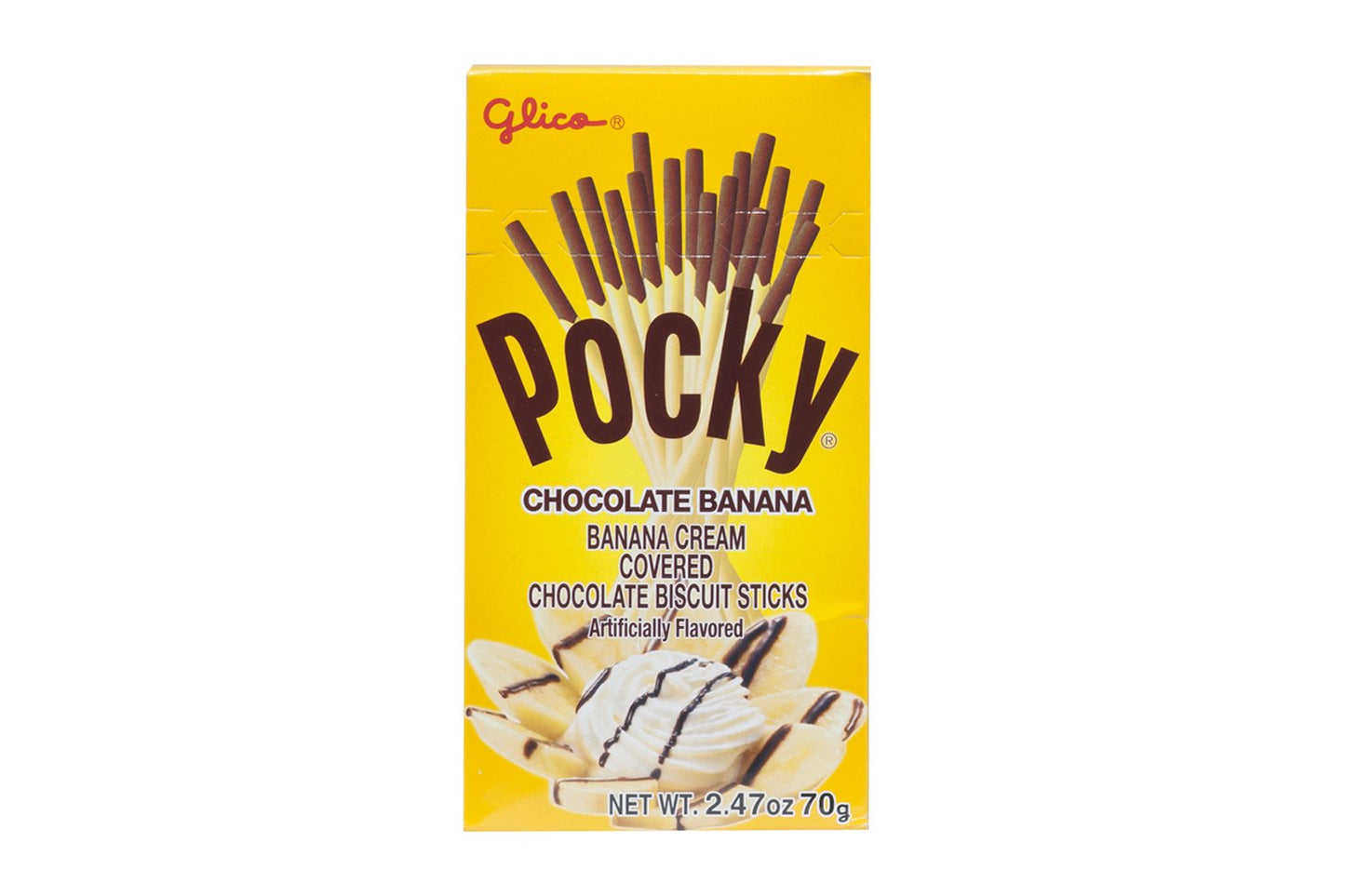 Pocky Biscuit Stick, Chocolate Banana, 2.47 Ounce (Pack Of 10)