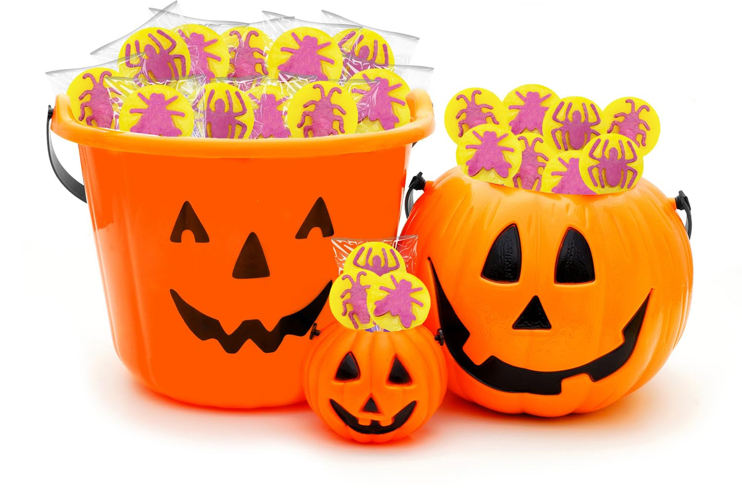 Fruidles Insects Tattoo Lollipop Suckers Candy, Great for Goody Party Bag Fillers, Individually Wrapped (5 Pounds, Bulk)
