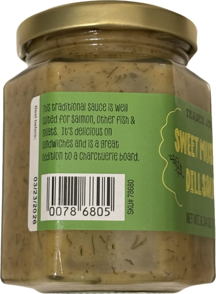 Trader Joe'S Sweet Mustard Dill Sauce (6.34 Oz)
