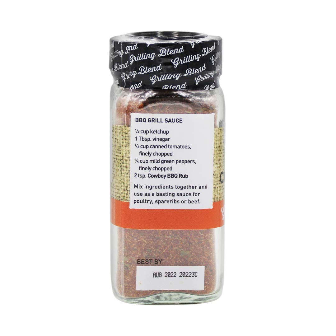 Spice Hunter The Rub Cowboy Rub Blend Jar, Chile Pepper, 1.7 Ounce