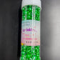 Christmas Sprinkles Pearl Sugar Green Candy 130g/ 4.6oz Baking Edible for Cake Decorations Cupcake Toppers Cookie Decorating Ice