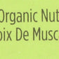 Spicely Organic Nutmeg Whole 0.10 Ounce ecoBox Certified Gluten Free