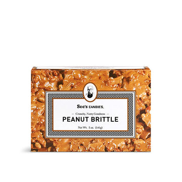 Sees Candies Peanut Brittle, 5 Ounce Pack, Delicious Crunchy Snack