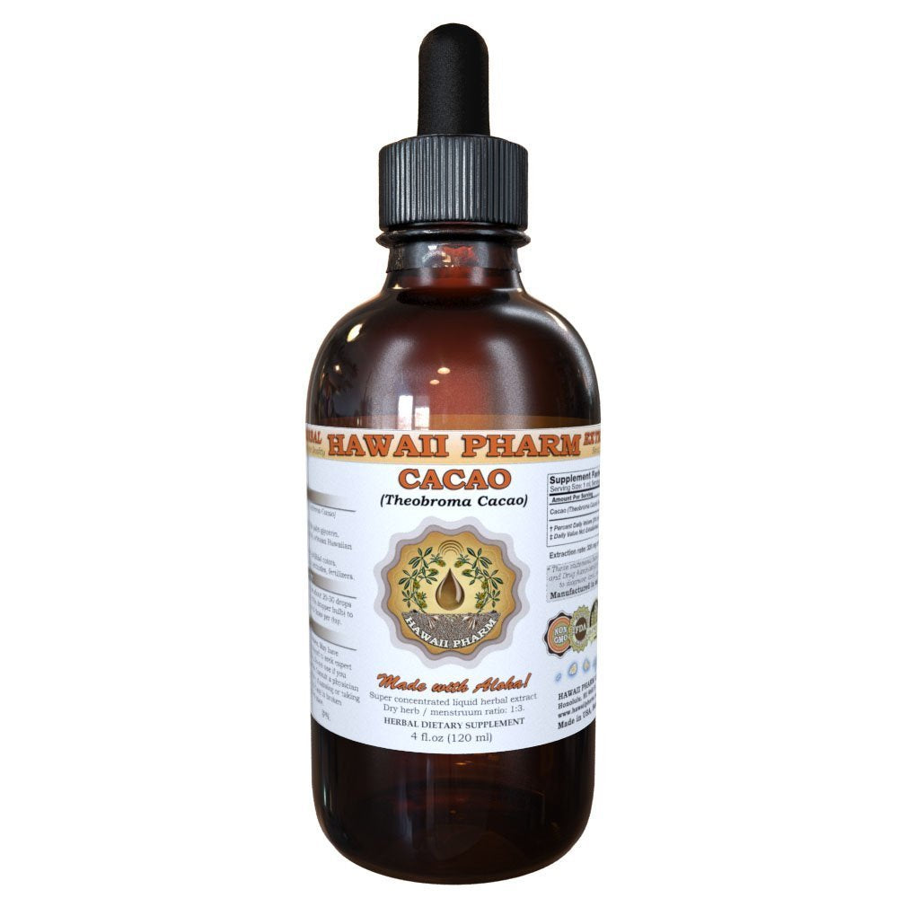 Hawaii Pharm Cacao Liquid Extract 4 oz - Natural Herbal Supplement