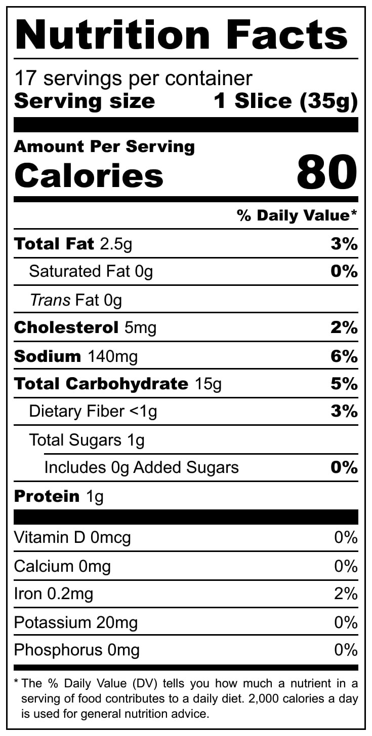 Katz, Gluten Free White Bread, 21 Oz