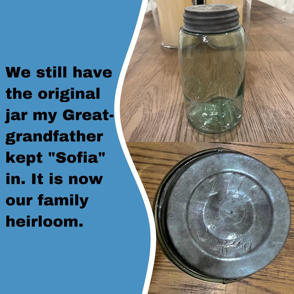 109 Year Old San Francisco Sourdough Starter Culture | Est. 1916 by our great-grandfather | Easy to follow instructions | Includ