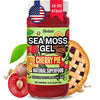 Biolore Cherry Pie Sea Moss Gel 16 Oz - No Added Sugar, Vegan, Made In Usa - Wildcrafted Sea Moss Superfood With 92 Essential Vitamins - Ready To Use, No Prep Needed