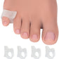 Toe Separators Hammer Toe Straightener - 4-Pack Pinky Toe Toe Spacers - Gel Spreader - Correct Crooked Toes - Bunion Corrector A