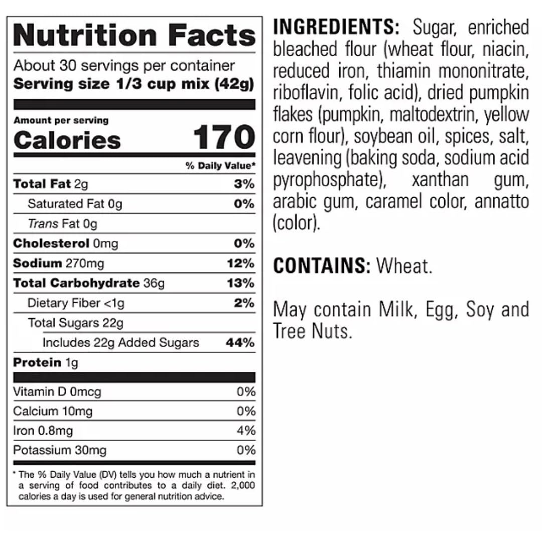 Kruste Pumpkin Spice Multipurpose Baking Mix Bundle - 6 Pack (15 oz. Each)