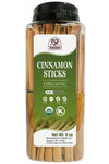 52USA Organic Cinnamon Sticks, Cinnamon 8oz (226g), Cinnamon Sticks Whole, 100% Raw, USDA & Kosher Certified, Gluten Free, Non-G