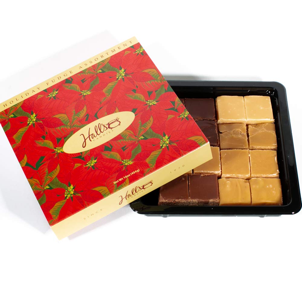 Hall'S Assorted Fudge ''Merry Christmas'' Gift Box, 16 Oz.