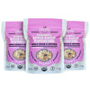 Farm to Table Foods Organic Apple Raisin Superfood Oatmeal - High-Protein, Whole Grain, Plant-Based, Unsweetened, Non-GMO - 3-Pa
