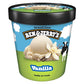 Ben & Jerrys Vanilla Ice Cream Pint Non-GMO 16 oz