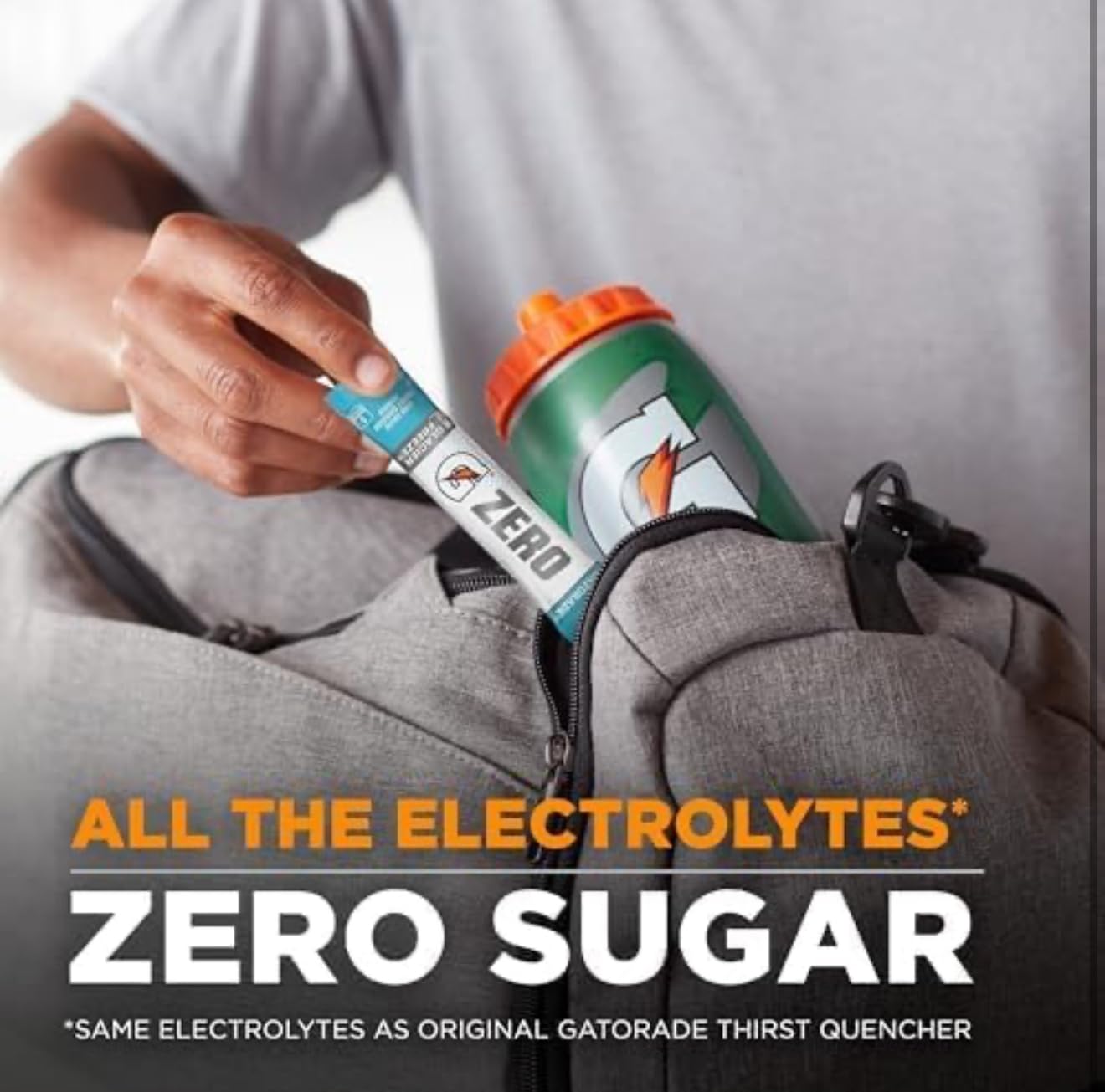 G Zero Thirst Quencher Powder Packets, Individual Packets (20 Count) (Fruit Punch)