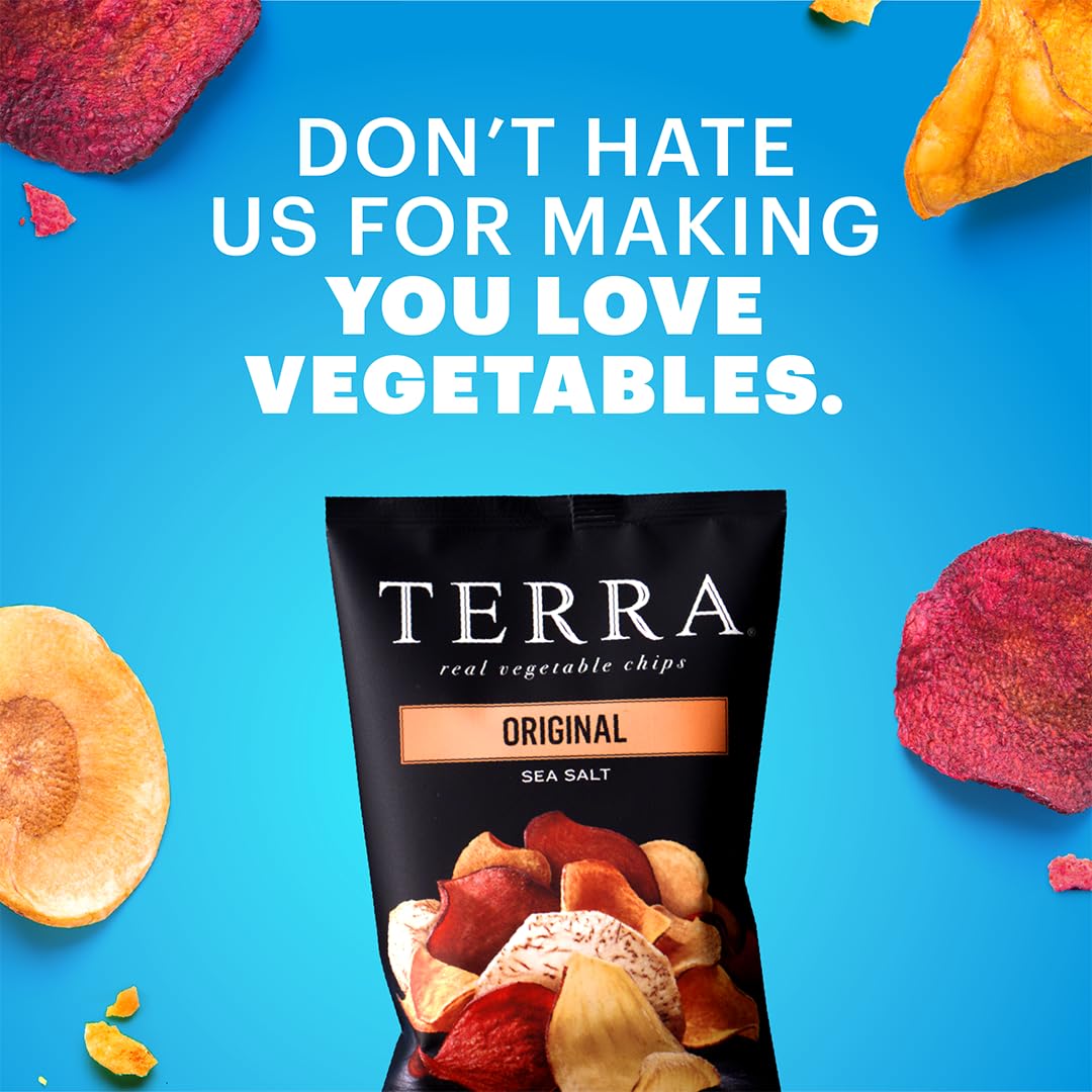 Terra Original Sea Salt Real Vegetable Chips, 5 Oz (Pack Of 6)