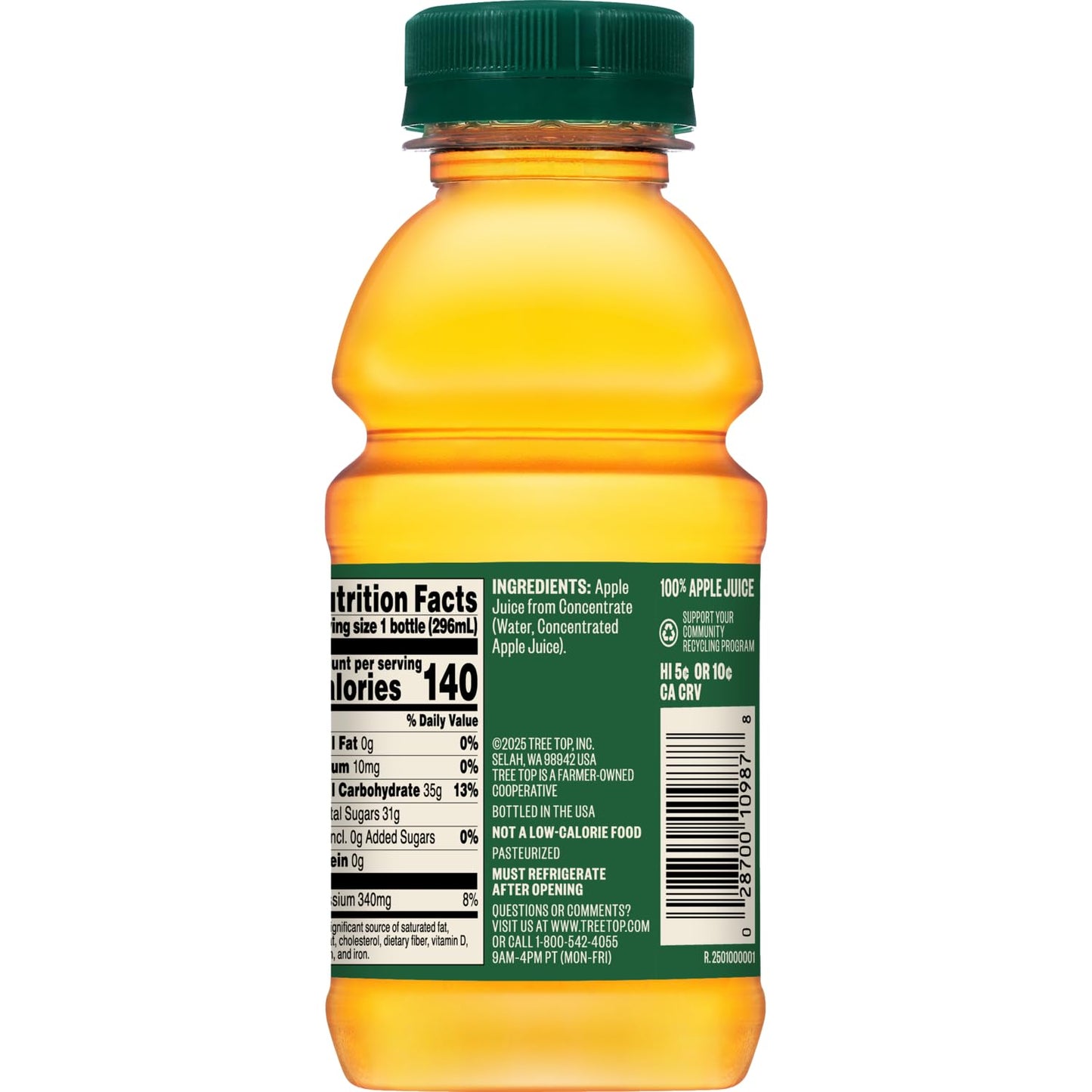 Tree Top 100% Apple Juice, 10 Fl Oz. (Pack Of 6)