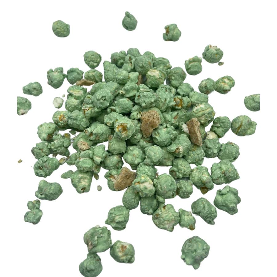 Hr Poppin' Snacks Key Lime Popcorn | Made In Small Batches | Party Popcorn | Vibrant, Fresh Flavor | Key Lime Pie Popcorn | Swee