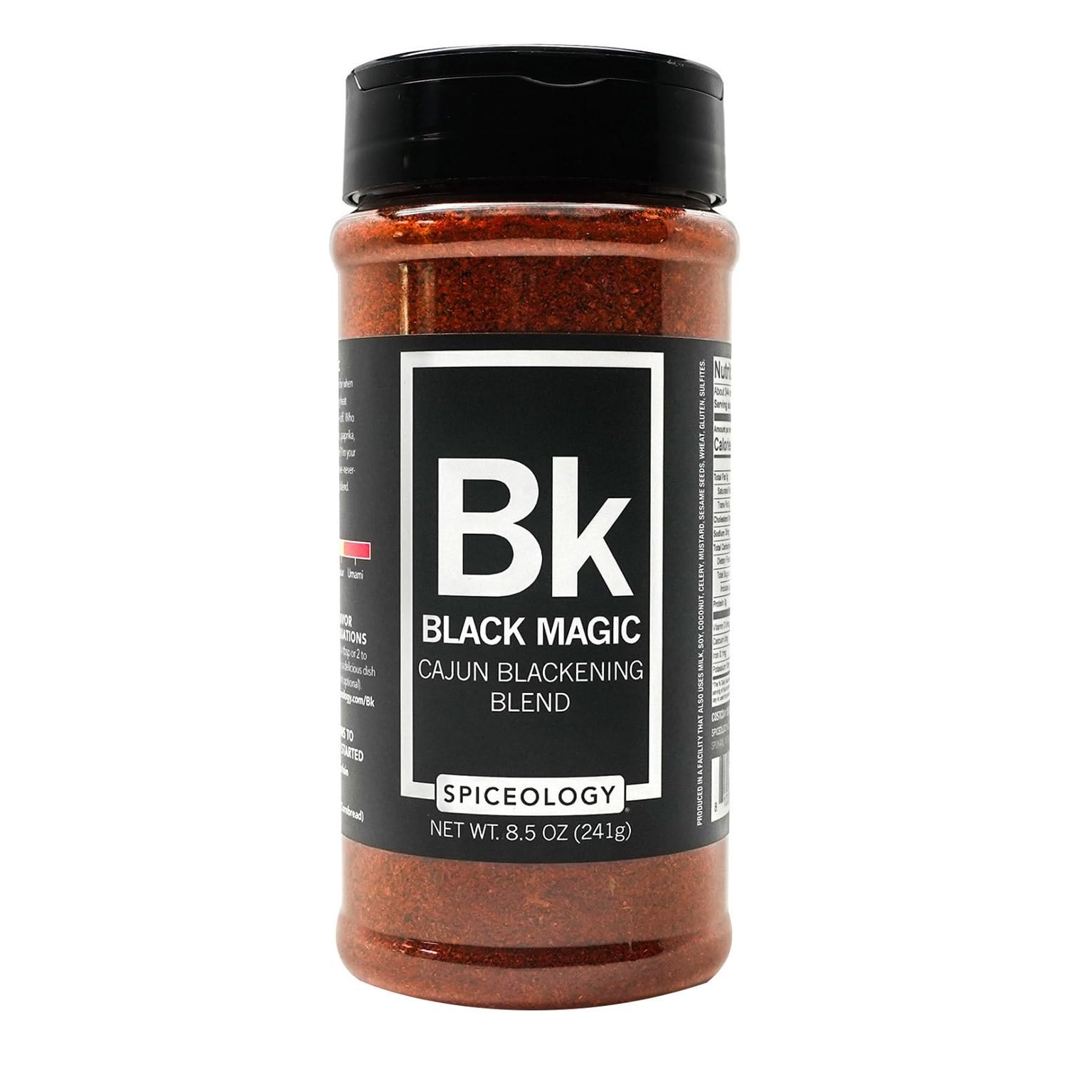 Black Magic Cajun Blackening Blend By Spiceology | Bold & Savory Blackening Seasoning For Chicken, Fish, Turkey, And More | Versatile Cajun Spice Blend & Dry Rub | 8.5Oz