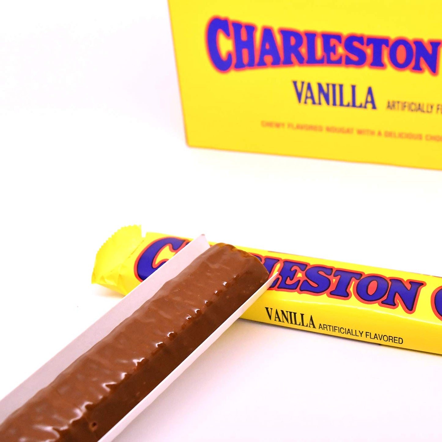 Tootsie Roll Charleston Chew Vanilla Flavor Bars, 24-Pack, 1.88-Oz Each, Total 2.82 Pounds