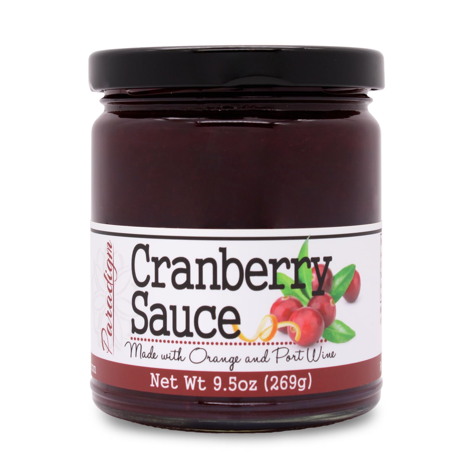 Paradigm Foodworks Cranberry Sauce With Port Beverage-Inspired  9.5 Ounce