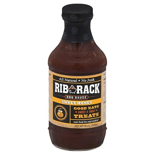 Rib Rack Bbq Sauce Sweet Honey 19 Oz (Pack Of 2)
