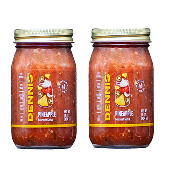 All-Natural Pineapple Salsa by Dennis Gourmet | A Fresh, Hearty Restaurant Salsa that is Low Sugar, Low Cal, Low Carb, Low Sodiu