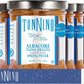 Tonnino Tuna Fish Albacore - Spring Water - Pack Of 6 - Alternative To Salmon - Protein Snacks - Ready To Eat Meals