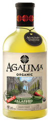AGALIMA Organic Spicy Jalapeno Margarita Drink Mix, All Natural, 1 Liter (33.8 Fl Oz), Glass Bottle