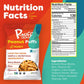 P-Nuff Peanut Butter Puffs - Healthy Vegan Snacks, High Protein, Gluten Free, 4 Oz Bag (Pack of 15)