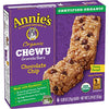 Annies Organic Chewy Granola Bars, Chocolate Chip, 6 Bars, 0.89Oz Each