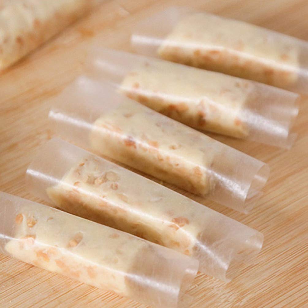 1000 Sheets Edible Glutinous Rice Paper Candy Wrapping Wafer Paper Sheets Rice Paper for Candy and Chocolate Making 3.15x2.36 In