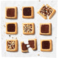 Michel Et Augustin Cookies Variety Pack, Gourmet Chocolate Shortbread, 6 Bags, 15 Count Each, Brown