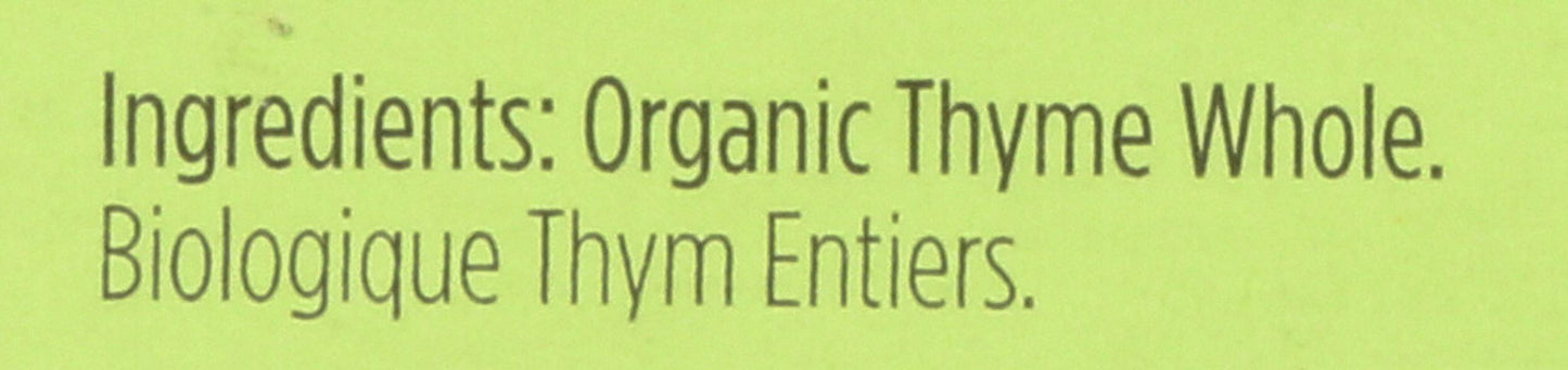 Spicely Organic Thyme 0.10 Ounce ecoBox Certified Gluten Free