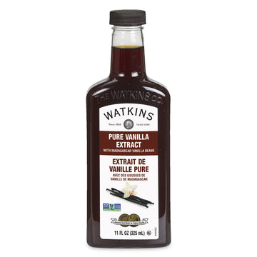 Watkins Pure Vanilla Extract, With Madagascar Vanilla Beans, Non-Gmo, Kosher, 11 Oz. Bottle, 1-Pack