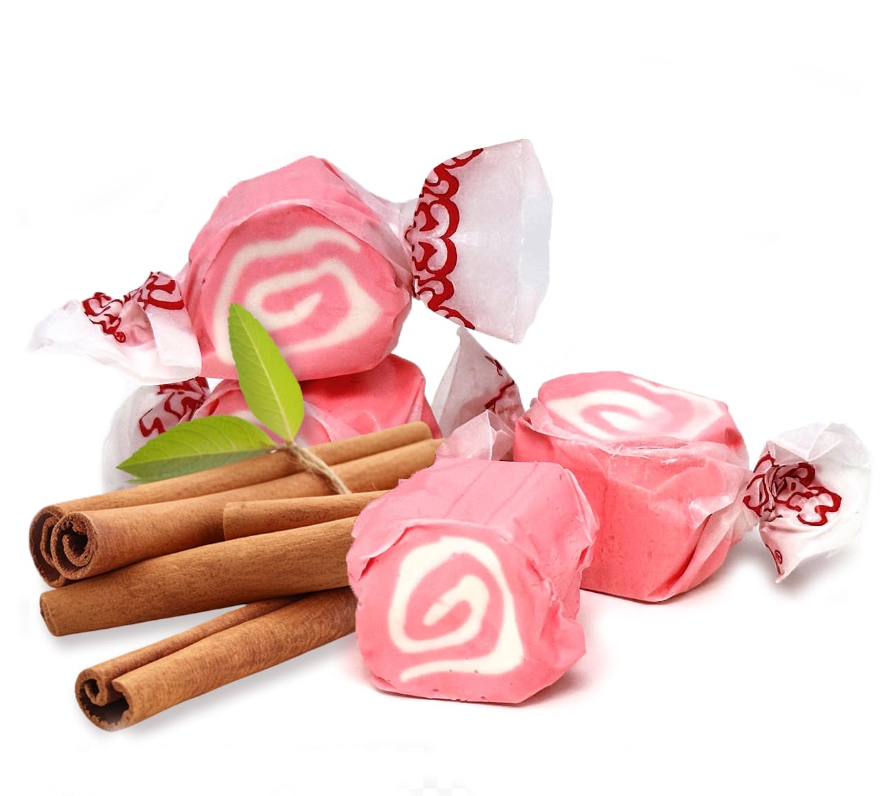 Sweetgourmet Cinnamon Salt Water Taffy Bulk Candy | 1 Pound