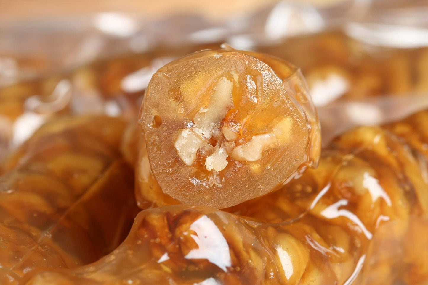 Gulluoglu Walnut Churchkhela (Cevizli Sucuk), 4 Pieces (Total 1.1Lb - 500 Gr), Daily Fresh Shipment From Istanbul/Turkey