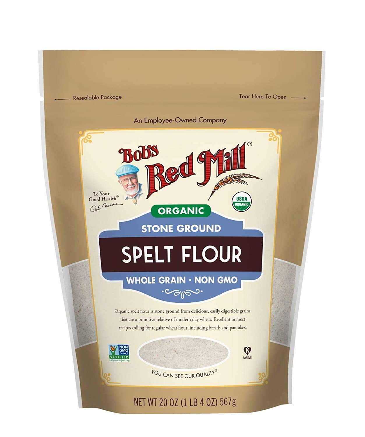 Bob'S Red Mill Organic Spelt Flour (20 Ounce (Pack Of 2)