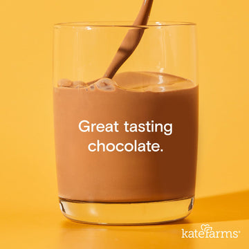 Kate Farms Organic Nutrition Shake, Chocolate, 16g Protein, 27 Vitamins, 11 Fl Oz (Pack of 12)