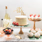 Alissar Glitter Double Sided Gold Gender Reveal Cake Topper, It'S A Cake Topper For Boy Or Girl Baby Reveal Party Decorations(Do