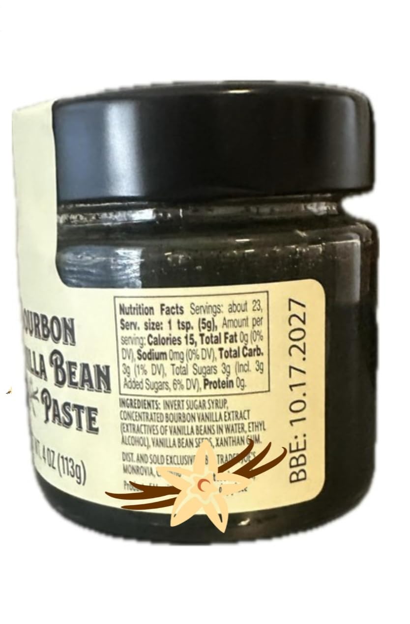 Generic spirit-inspired flavor Vanilla Bean Paste, Two 4oz Jars