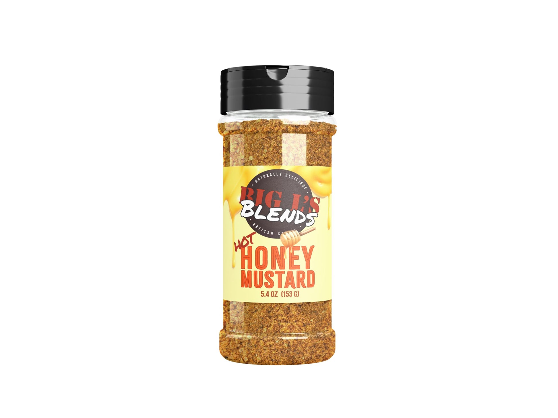 Hot Honey Mustard Seasoning BBQ Rub | Sweet Savory & Spicy Blend | Delicious On Chicken, Pork, Salmon, Ribs, Brisket | Meat Dry 