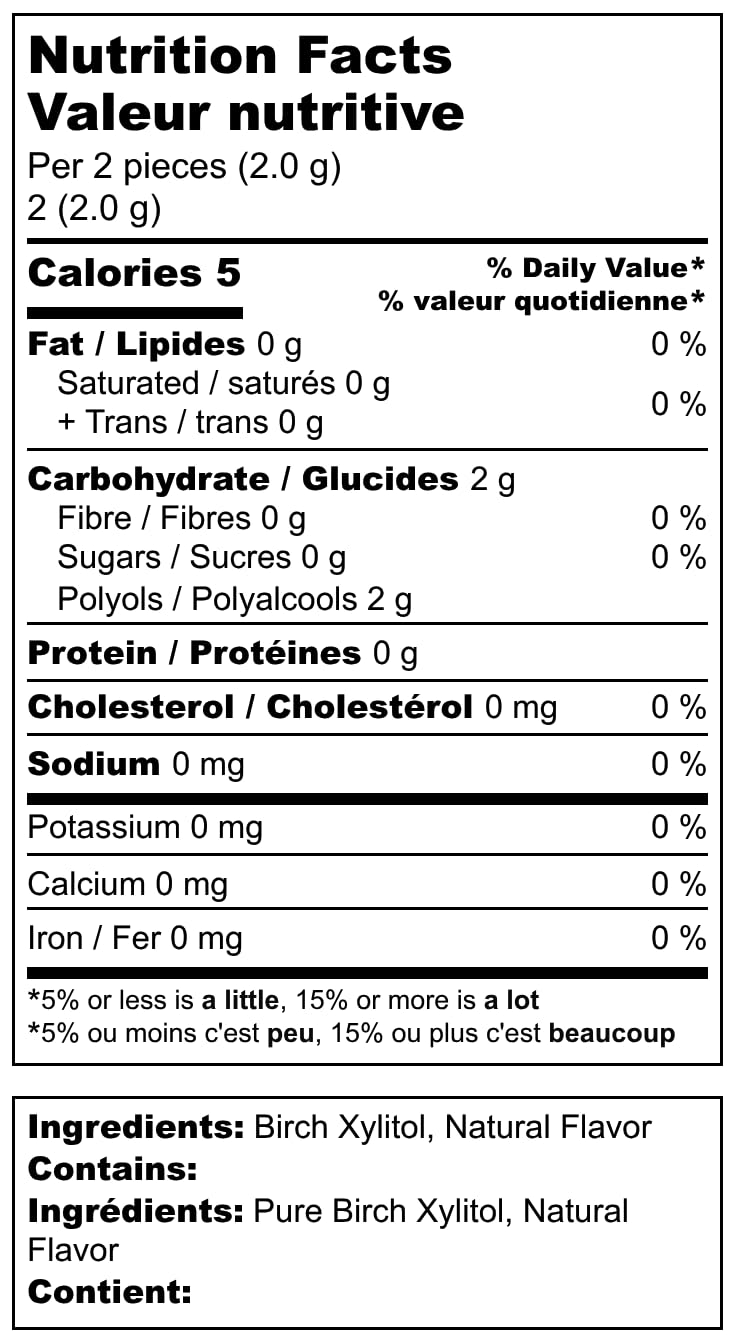 Strawberry Xylitol Candy Chips (6-Pack) - Sn 1.5Oz Tins - Handcrafted W/Only 2 Ingredients | Diabetic-Friendly, Non-Gmo, Vegan,
