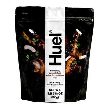 Huel Hot and Savory Meal Replacement, Yellow Coconut Curry, 14 Scoops, 1.47 lb