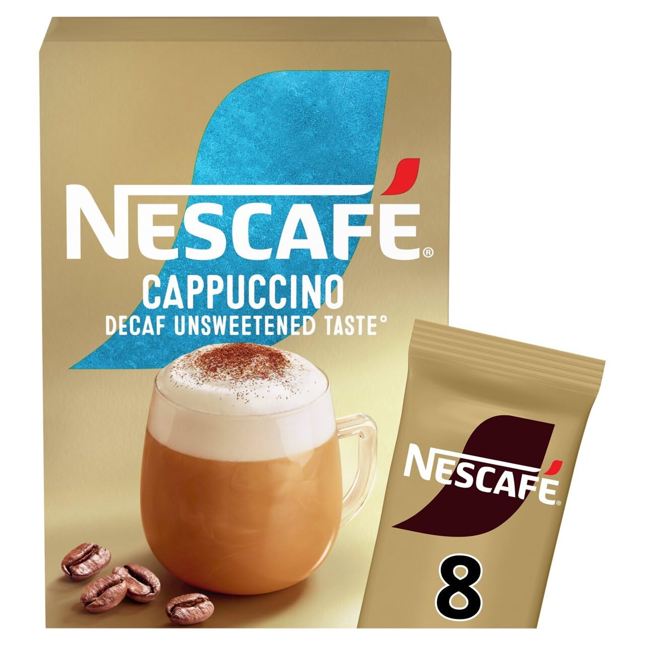 Nescafe Instant Gold Cafe Menu Cappuccino Decaff Unsweetened
