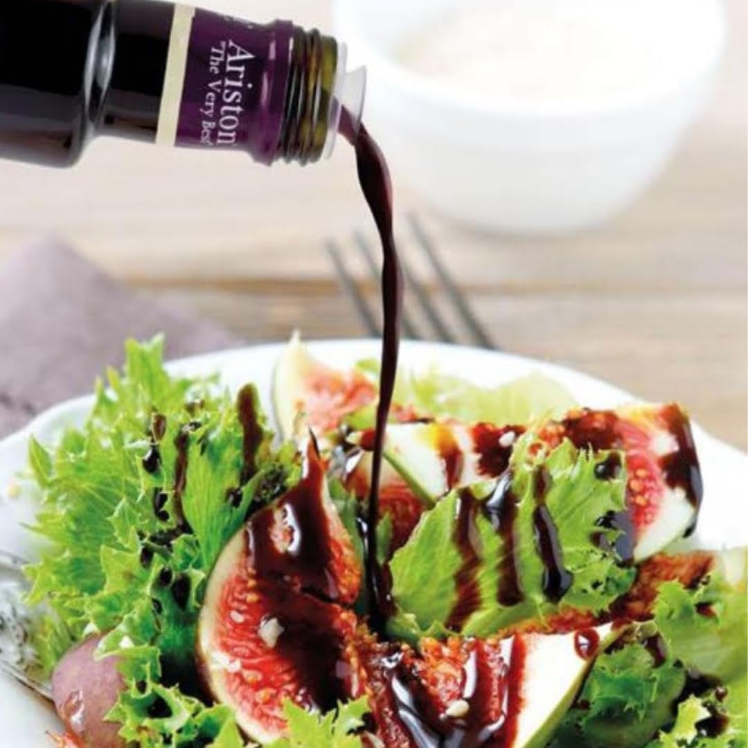 Ariston Balsamic Vinegar 500ml - Premium Traditional Modena, Sweet Taste, 4 Pack